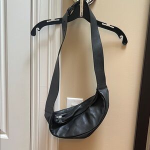 Black Leather COS bag
